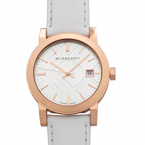 Burberry Quartz Silver Dial Stainless Steel Ladies Watch BU9108