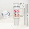 thumbnail image 2 of 40oz Vacuum Insulated Tumbler with Handle, Straw & Leak-Proof Lid - Mother''s Day Gift for Grandma/Nana, 2 of 6