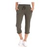 Eddie Bauer Women's Stretch Soft Cotton Blend Elastic Waistband Capri Pants