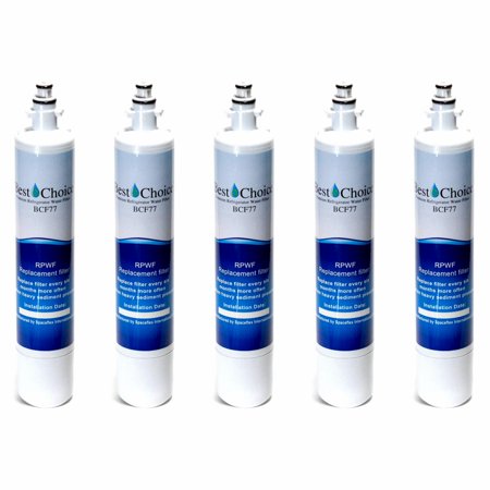 5-PACK REFRIGERATOR WATER FILTER FITS GE RPWF FRENCH-DOOR REFRIGERATOR WSG-4