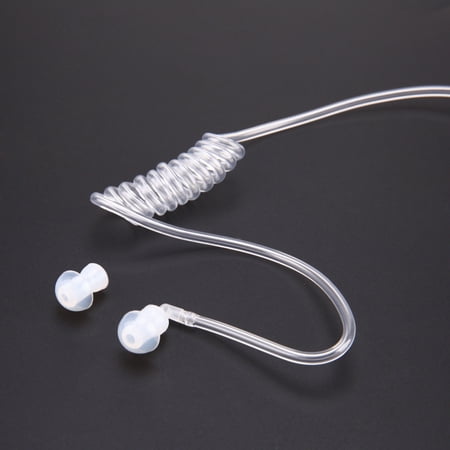 3.5mm Acoustic Air Tube Earpiece PTT Headset Anti-Radiation Wired Headphone Earphone for iPhone Samsung
