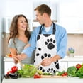 thumbnail image 6 of Black Dog Paws 5 Pcs Kitchen Set Heat Resistant Oven Mitts and Non-Slip Pot Holders with Adjustable Cooking Apron, 6 of 6