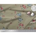 thumbnail image 3 of Soimoi Poly Georgette Fabric Leaves & Floral Artistic Print Sewing Fabric Yard 42 Inch Wide, 3 of 3