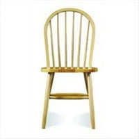 International Concepts Dining Essentials Wooden Windsor Chair Natural by LatestLuxury