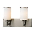 thumbnail image 1 of Z-Lite 412-2V 2-Light Vanity, Matte Opal, 1 of 1