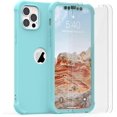 thumbnail image 2 of ORETech Compatible avec Étui iPhone 12 Pro Max avec 2 Protecteurs d'Écran en Verre Trempé 6.7 Pouces, Étui Rigide en Silicone pour iPhone 12 Pro Max Verte, 2 of 7