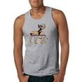 thumbnail image 2 of Wild Bobby, Cute Colorful Elephant Squirrel Mosaic, Animal Lover, Men Graphic Tank Top, Heather Grey, 3X-Large, 2 of 4