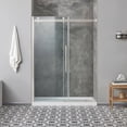 thumbnail image 4 of OVE Decors Bel Soft-Close Brushed Nickel 2-Piece 60" Base/Door Alcove Shower Kit, 4 of 19