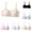 Pink 1PCS & Blue 1PCS & Black 1PCS & White 1PCS & Beige 1PCS, variant on Girls Bras 5 Pack Lightweight Wireless Microfiber Bras for Girls, Seamless Molded Everyday Bra