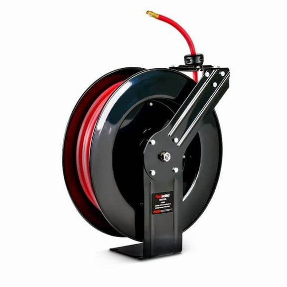 ReelWorks TRI-GUR026 0.38 in. x 80 ft. Retractable Air Hose Reel