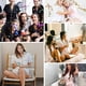 thumbnail image 5 of El pijama determinado de las mujeres de los pijamas del satén del cortocircuito del satén de seda para mujer fija los pantalones cortos de las mujeres, 5 of 5