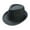 Gray, variant on Classic Felt Fedora Hat Men Women Trilby Fedora Hat Unisex Casual Jersey British Style Solid Color Short-Brim Jazz Hat Panama Hat (Black,One Size)