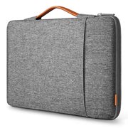 Inateck 13-13.5 Inch 360 Protective Laptop Sleeve Carrying Case Bag Compatible with 13 inch MacBook Pro 2012-2020, MacBook Air 2010-2020, 12.3 Surface Pro X/7/6/5/4/3, 12.9 iPad Pro-Gray