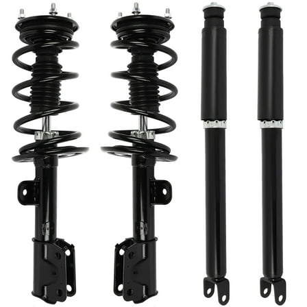cciyu Front and Rear Pair Complete Strut Shock Coil Spring Assembly Fit for 2013-2019 for Ford Explorer 172730 172729 349167 911330 4-PC Set
