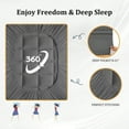 thumbnail image 4 of C, Mattress Topper Cooling Mattress Protector With 8-21 Inch Deep Pocket, Overfilled Down Alternative Filling, 4 of 9