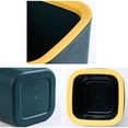 thumbnail image 3 of UNTERING Trash Can Trash Can Press Trash Bag Waste Paper Basket Garbage Container, 3 of 7