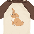 thumbnail image 4 of Inktastic Easter Cute Floppy Ear Brown Bunny Boys or Girls Long Sleeve Baby Bodysuit, 4 of 5