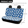 thumbnail image 4 of FUIALDOLG Daisy Car Back Seat Covers, Set of 2 Pieces Stretch Waterproof Seat Covers for Pet and Kids, Universal Fit for SUV and Truck, 4 of 4