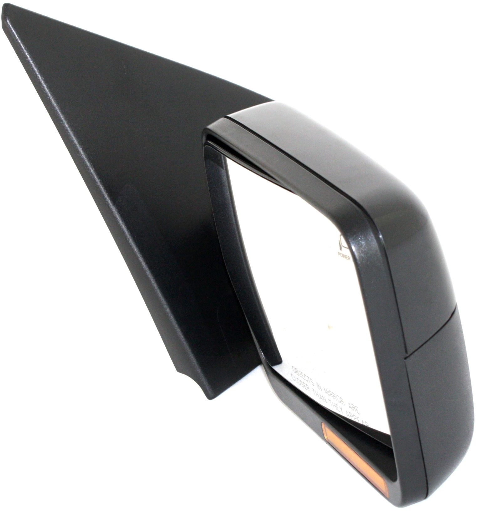 Mirror Compatible With 2007-2008 Ford F-150 Right Passenger Side Heated In-housing Signal Light Paintable Kool-Vue