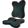 Eyamummo Coccyx Seat Cushion and Back Cushions Combo for Office Chair