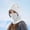 #203-White, variant on Roncen Women’s Winter Balaclava, Knit Hood with Full Face Mask & Eye Opening, Windproof Ski Mask for Riding & Outdoor