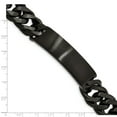 thumbnail image 5 of Primal Steel Stainless Steel Brushed Black IP Plated 9in ID Bracelet, 5 of 7