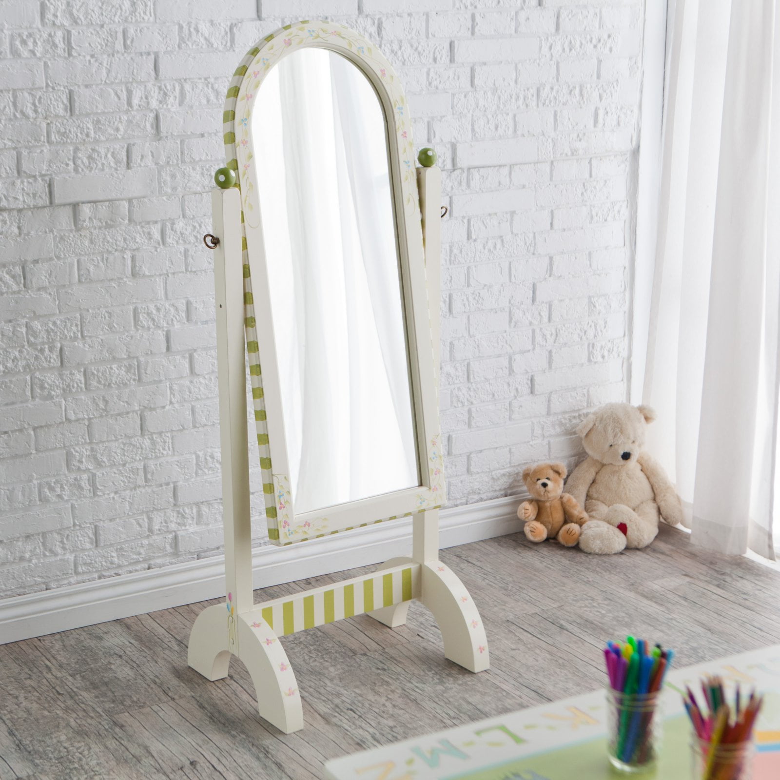 Fantasy Fields Alphabet Standing Mirror