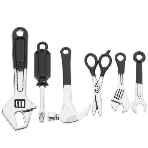 Milisten Mini Tool Set for Dollhouse Decoration, Tiny Accessories Kit Ideal for Photographers and Hobbyists, 1 Set