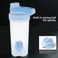thumbnail image 5 of 700Ml Protein Powder Shaker Bottle with Measuring Scale, Portable Fitness Water Cup for Sports Shakes, Abs Plastic, 24X7Cm, Multiple Colors, 5 of 7