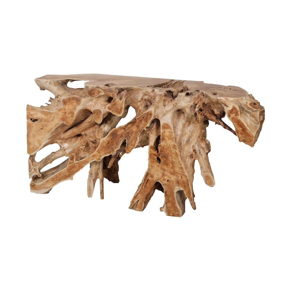 Teak Root Console Table in Natural