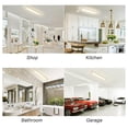 thumbnail image 3 of 40W LED Tube Light - 4ft Led Shop Light Fixture 3000lm 4000K Neutral White 115cm 45.27inch LED Garage Closet Light Cabinet Light for Basement Home Office No Plug No Ground Wire, 3 of 7