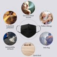thumbnail image 4 of nipocaio 100PCS Face Mask Black Disposable Masks For Adults 3 Layer Filter Protection Breathable Dust Masks With Elastic Ear Loop For Men Women, 4 of 4
