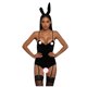 thumbnail image 5 of Tirantes de terciopelo para mujer, liguero Sexy para chica conejito, uniforme de archivo abierto, tentación, ropa interior de una pieza Fridja  nalpqowj41330, 5 of 8
