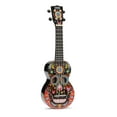thumbnail image 3 of Art Series Soprano Ukulele w/Bag Skull Day of the Dead Skull, 3 of 4