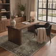 thumbnail image 3 of KUETH Modern 5x7 Area Rugs for Living Room, Non Slip Machine Washable Retro Rugs, Low Pile Chenille Print Rug for Bedroom, Dining Room, Home Office, 3 of 9