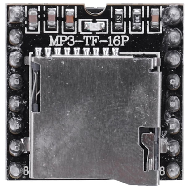 Módulo MP3 Mini reproductor DF compatible con tarjeta TF placa de reproductor de disco en U para Arduino FLhrweasw Nuevo