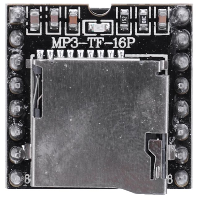Mini módulo de reproductor de MP3 DF, compatible con tarjeta TF, placa de módulo de reproductor de disco en U para Arduino