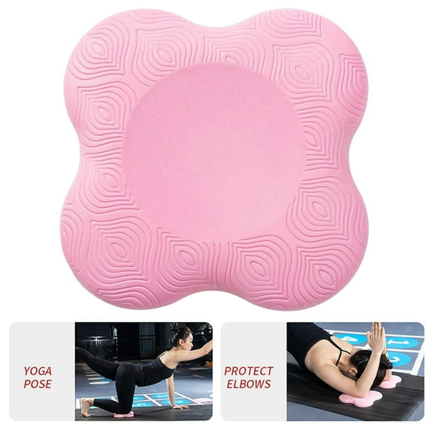 Yoga Antideslizante Extra Grueso Equilibrio Ligero Soporte de s Espuma Almohadilla de s Rosa Cola Rodillera de yoga