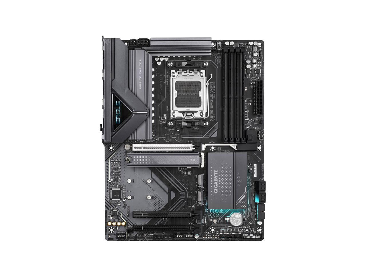 Gigabyte Ultra Durable X870 EAGLE WIFI7 Gaming Desktop Motherboard - AMD X870 Chipset - Socket AM5 - ATX (x870eaglewifi7)