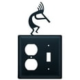 thumbnail image 3 of Village Wrought Iron EOS-56 Kokopelli Outlet and Switch Cover - Black, 3 of 3