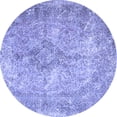 thumbnail image 1 of Ahgly Company Indoor Round Persian Blue Traditional Area Rugs, 7' Round, 1 of 4