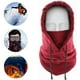 thumbnail image 5 of Pasamontañas - facial para frío - de esquí a prueba Capucha Sombrero de redecilla Gorra para hombres y mujeres Motocic - Rojo vino Vino rojo, 5 of 7