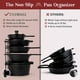 thumbnail image 3 of Organizador de Sartenes Cuisinel Paquete de 2 con Recubrimiento de Silicona, Estante de 39 cm, 3 of 7