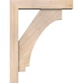 thumbnail image 5 of Ekena Millwork 5 1/2"W x 26"D x 34"H Imperial Block Smooth Bracket w/ Offset Brace, Douglas Fir, 5 of 25