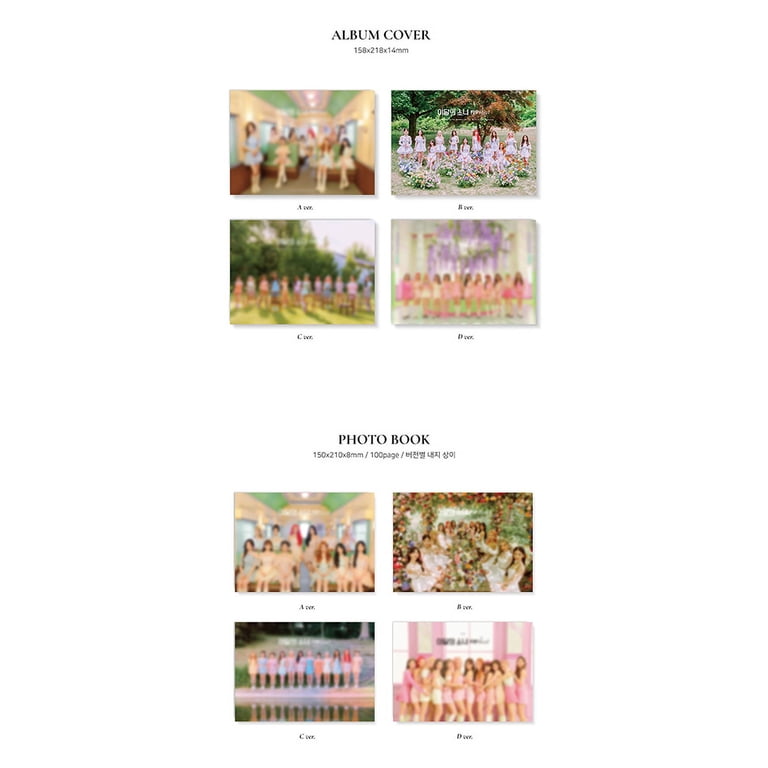 Loona Flip That CD: Random Cover, 100pg Photo Book, AR Photo Card