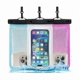 thumbnail image 1 of wonima02 Waterproof Phone Pouch - 3 Pack Shining Dazzling TPU Waterproof Phone Case with Lanyard - IPX8 Waterproof Cell Phone Dry Bag Cruise Ship Essentials Fit iPhone Up to 7.2" for Beach, Swimming, 1 of 1