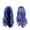 Blue, variant on Blue Curly Synthetic Hair Wig Wonderland Blue Wig for Anime Cosplay Show Halloween Costume Party and Role Play Dress Up
