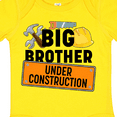 thumbnail image 4 of Inktastic Big Brother Under Construction Boys Baby Bodysuit, 4 of 5