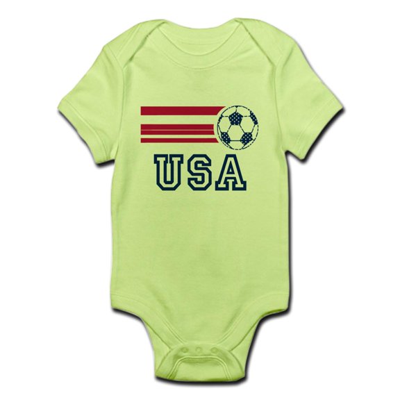 CafePress - USA Soccer Infant Bodysuit - Baby Light Bodysuit