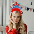 thumbnail image 5 of Twfbrm 4th of July Headband Patriotic Headbands USA Patriotic Flag Headbands for Independence Day Party Favors Fourth of July Party Accessories, 5 of 6